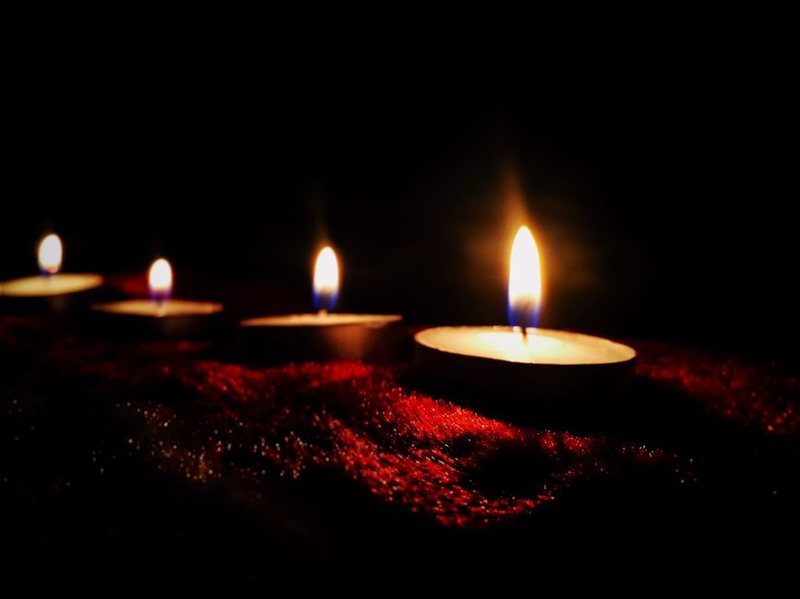 Rose Garden Glass Candle